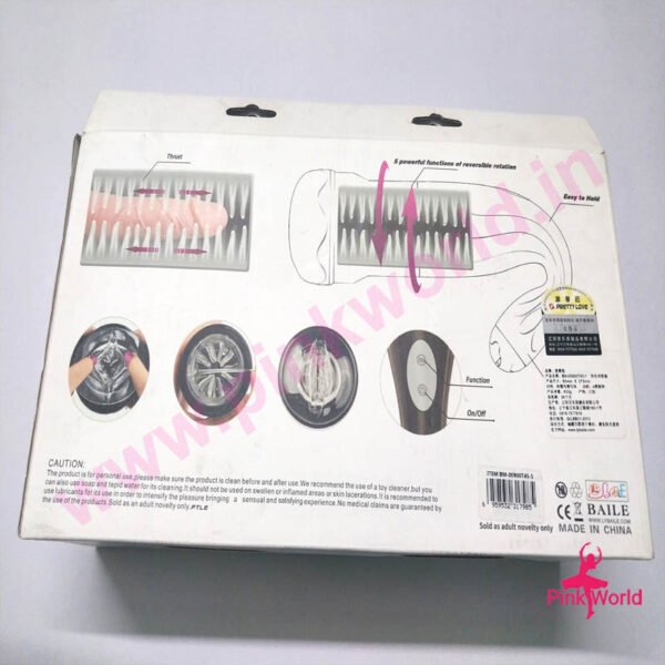 Pretty Love Breton Rechargeable Thrusting & Rotating Masturbator For Men. - Image 11