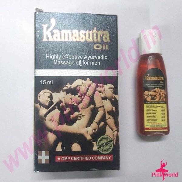 Kamasutra Ayurvedic Penis Enlargement Massage Oil For Men- 15ml. - Image 2