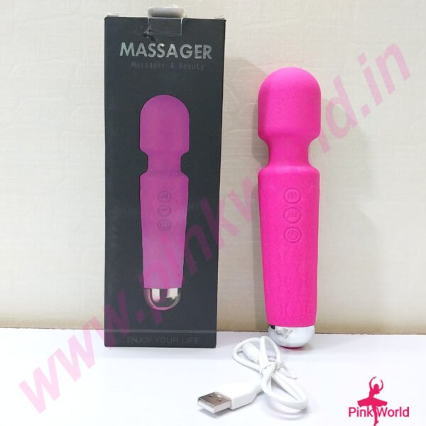 Massager & Beauty Hi-Speed Hand Vibrator-Magenta.