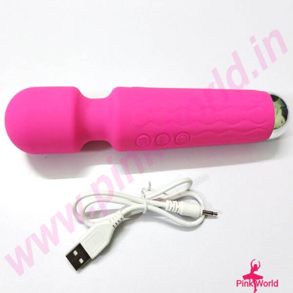 Massager & Beauty Hi-Speed Hand Vibrator-Magenta. - Image 4