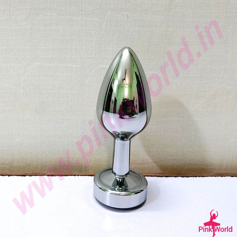 Pure Steel Anal Plug With Dancing LED.
