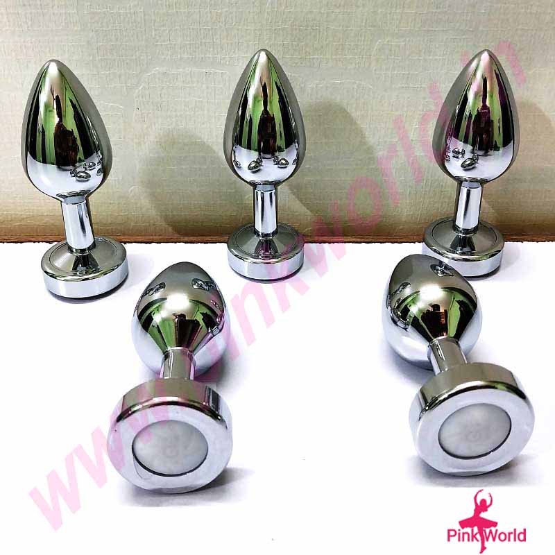 Pure Steel Anal Plug With Dancing LED. - Image 7