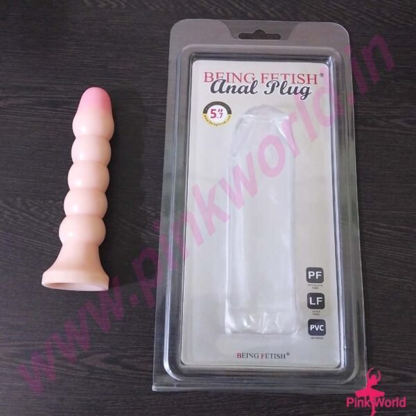 Being Fetish Pure Silicone Extra Rib Anal Plug. - Image 2
