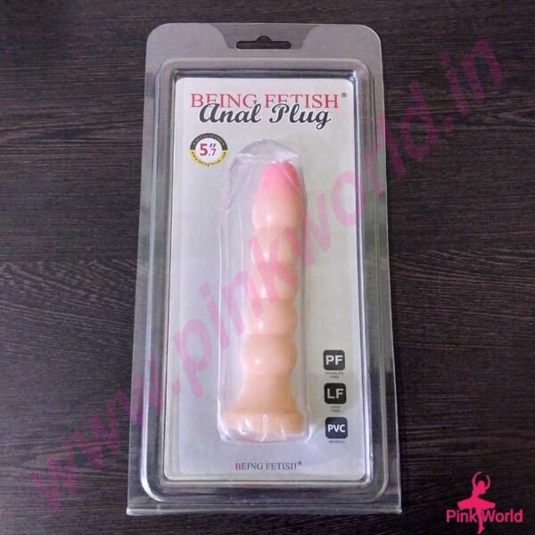 Being Fetish Pure Silicone Extra Rib Anal Plug. - Image 7