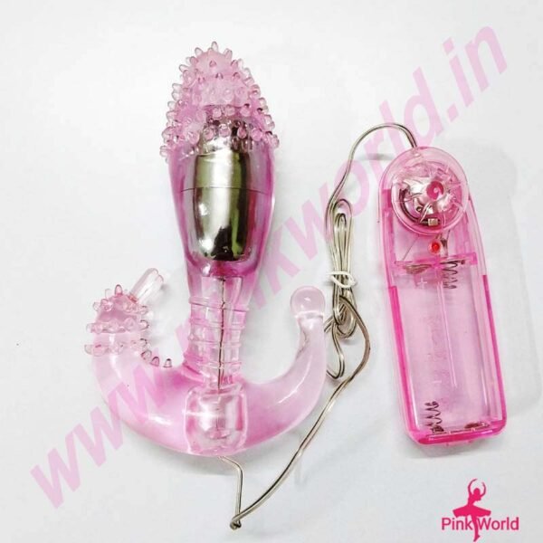 Dotted Silicone & Strong Vibration Anal Plug. - Image 2