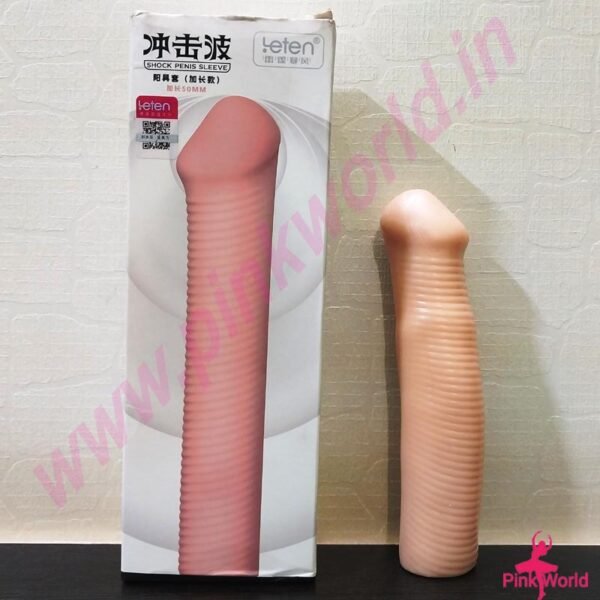 Shock Wave Premium Silicone Penis Sleeve.