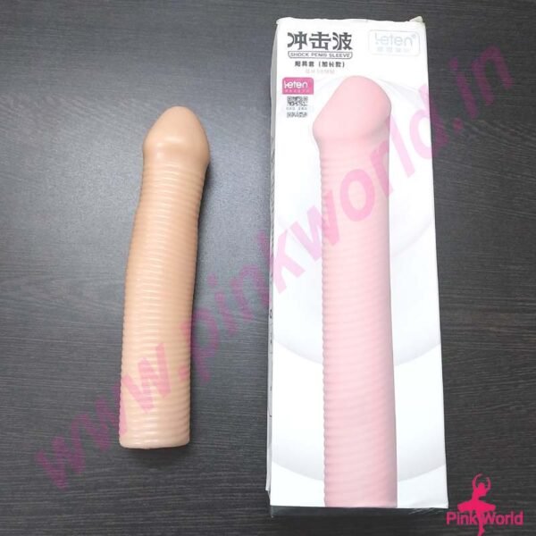 Shock Wave Premium Silicone Penis Sleeve. - Image 2