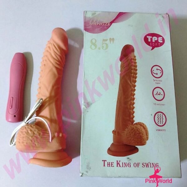 Mengze The King Of Swing Super Soft Dotted Silicone Dildo. - Image 2