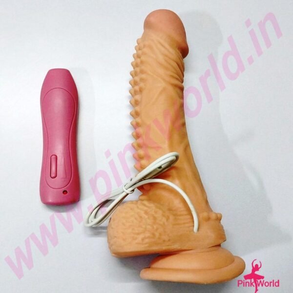 Mengze The King Of Swing Super Soft Dotted Silicone Dildo. - Image 4