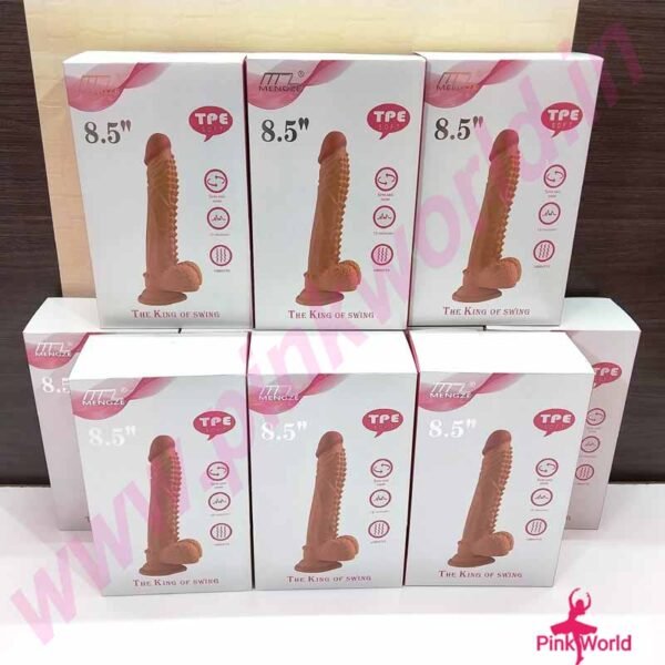 Mengze The King Of Swing Super Soft Dotted Silicone Dildo. - Image 9