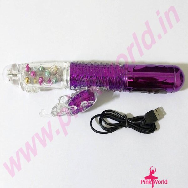 Realistic Rechargeable Female Masturbation Dildo With Vibration Balls. - Image 3
