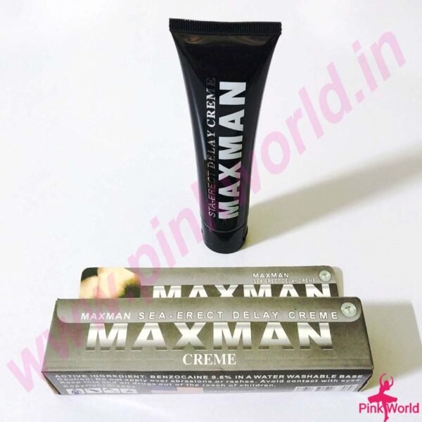 MaxMan Herbal Male Penis Enlargement & Sex Delay Creme For Men- 60gm. - Image 2