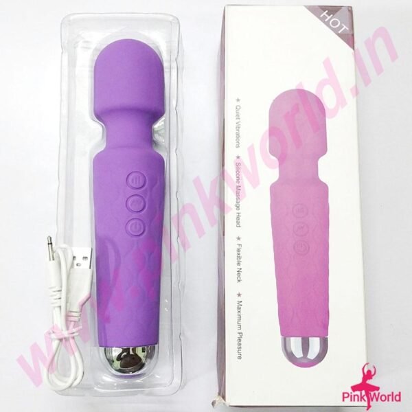 Massager & Beauty Hi-Speed Hand Vibrator-Violet. - Image 2