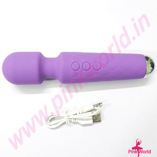 Massager & Beauty Hi-Speed Hand Vibrator-Violet. - Image 3