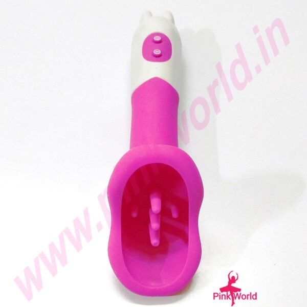 Premium Rabbit Silicone Vibrator With Silicone Cap. - Image 2