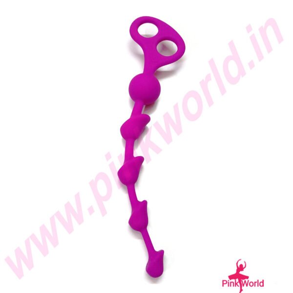 Realistic Big Dotted Silicone Anal Plug. - Image 5
