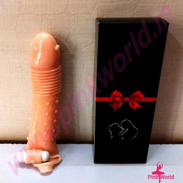 Premium Dotted Ultra Thin Spiral Silicone Condom.