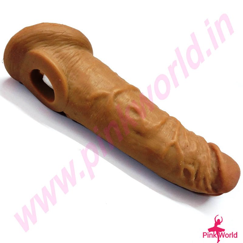 Imported Reusable & Stretchable Dragon Condom- Chocolate. - Image 4