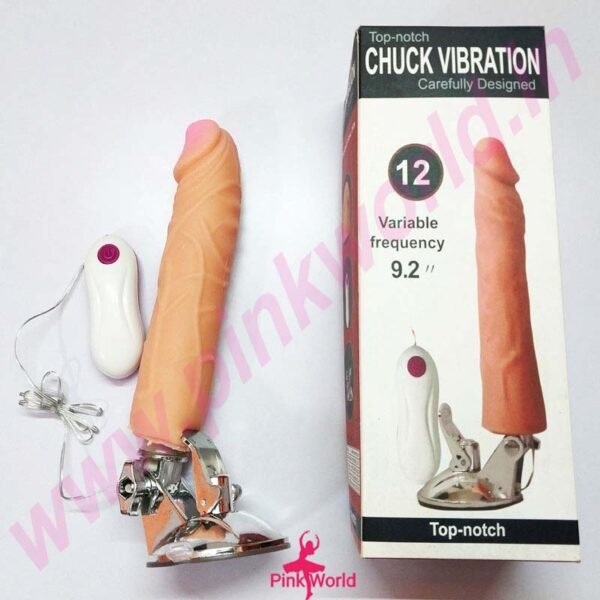 Top-Notch Chuck Vibration Realistic 9.2 Inch Stand Dildo. - Image 2