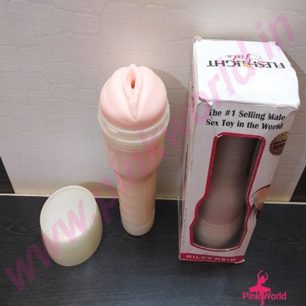 Riley Reid Fleshlight Masturbator For Men- White.