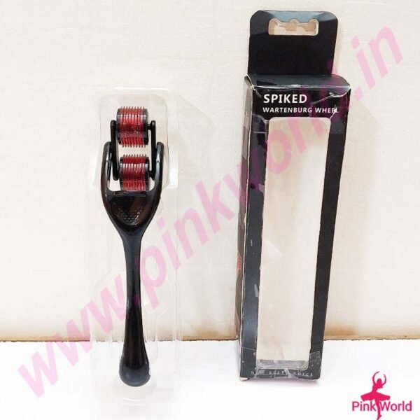 9- Row Prick Spiked Wartenburg Wheel- Black.