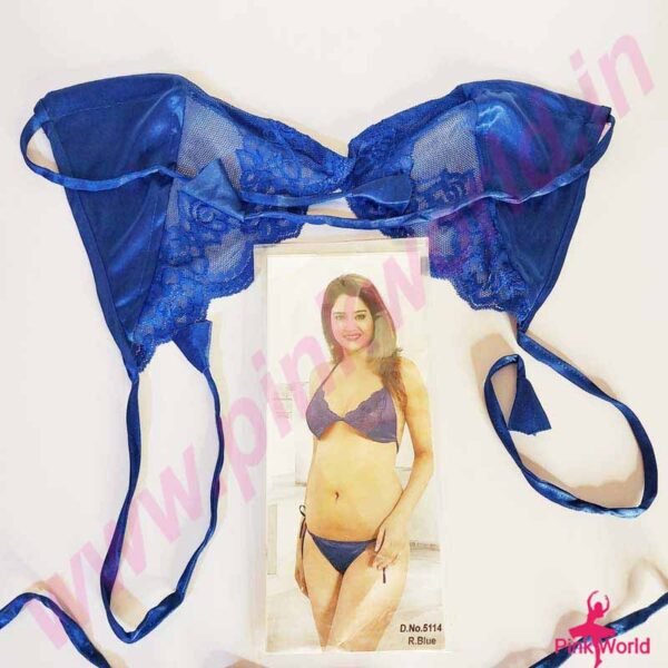Women's Oh La La Blue 2-pc. Bra & Panty Set. - Image 3