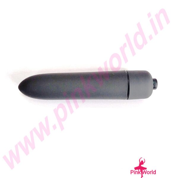 Small Pocket Lipstick Vibrator- Black. - Image 3