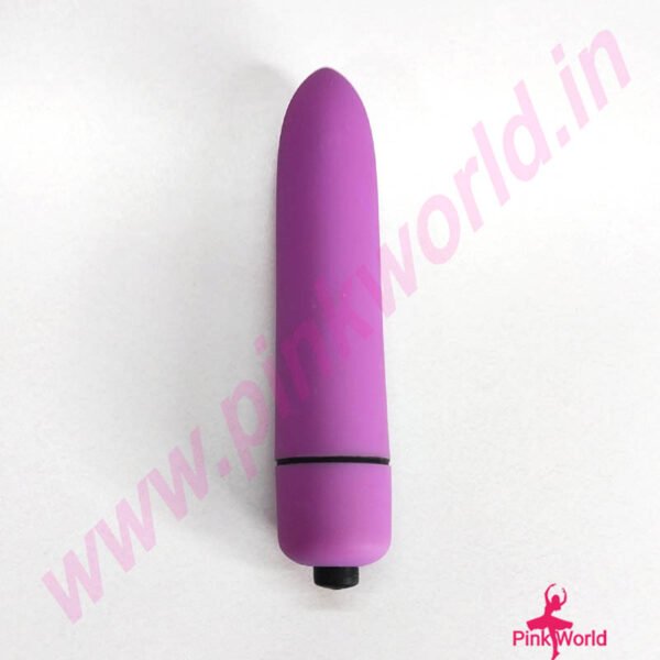 Small Pocket Lipstick Vibrator- Violet. - Image 2