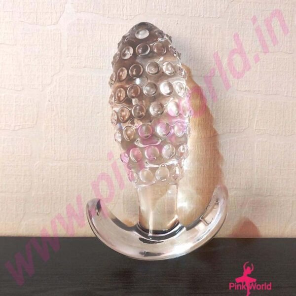 Soft Dotted Small Size Jelly Silicone Anal Plug.