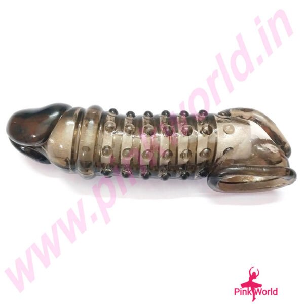 Double Look 7 Inch Silicone Penis Sleeve. - Image 5
