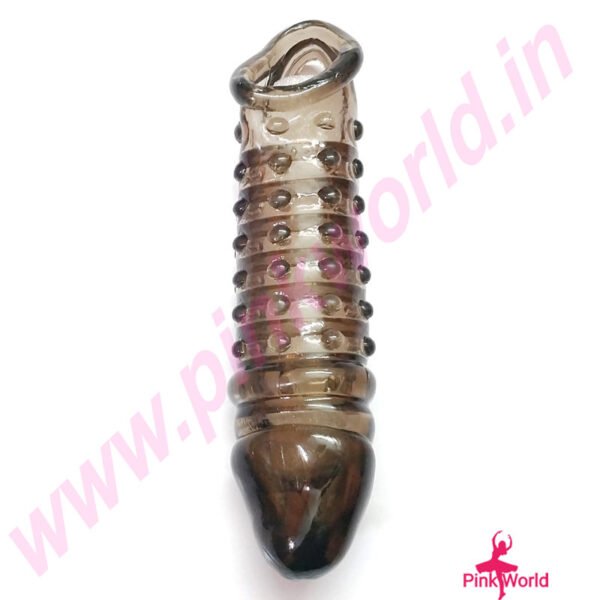 Double Look 7 Inch Silicone Penis Sleeve. - Image 8
