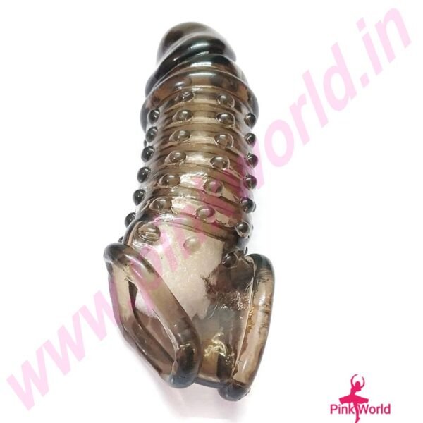 Double Look 7 Inch Silicone Penis Sleeve. - Image 9