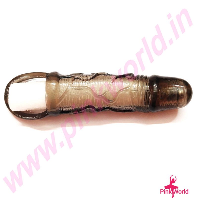 Pretty Love Carson 6.9 Inch Penis Sleeve- Black. - Image 5