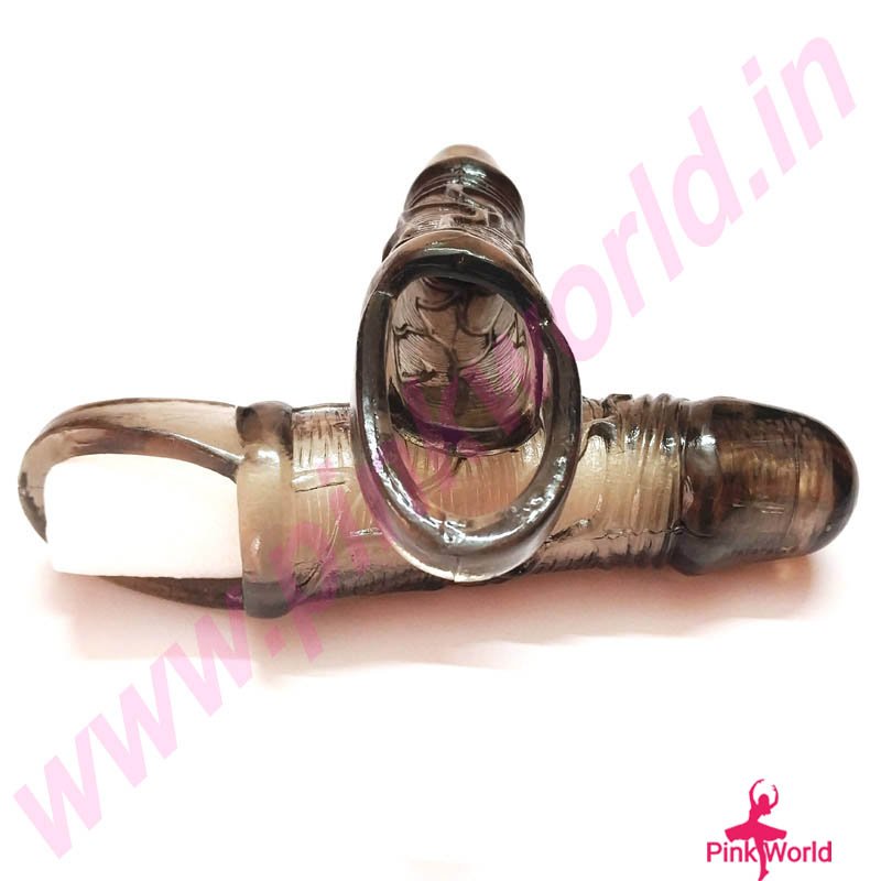 Pretty Love Carson 6.9 Inch Penis Sleeve- Black. - Image 9