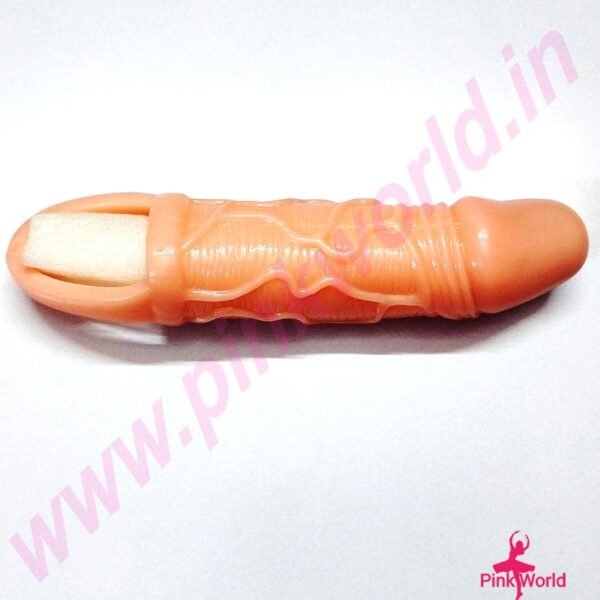 Pretty Love Carson 6.9 Inch Penis Sleeve- Brown. - Image 6