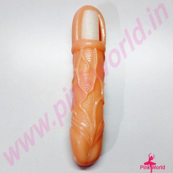 Pretty Love Carson 6.9 Inch Penis Sleeve- Brown. - Image 7