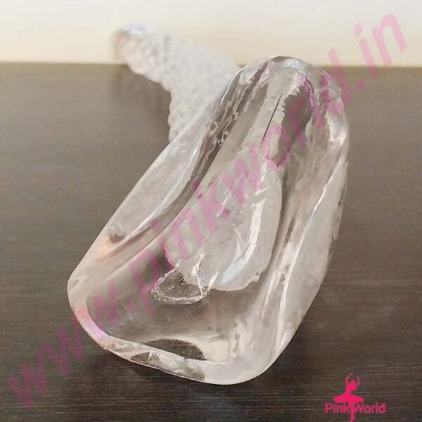 Realistic 18 Inch Long Transparent Silicone Dildo. - Image 5