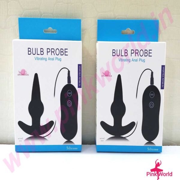Bulb Probe Vibrating Anal Plug - Magenta. - Image 10
