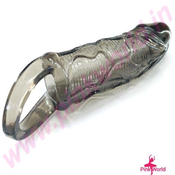 Pretty Love Brayden 6.9 Inch Penis Sleeve- Black. - Image 4