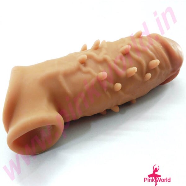 Top Notch Reinforcing Big Dotted Penis Sleeve – 5.5 Inch. - Image 3