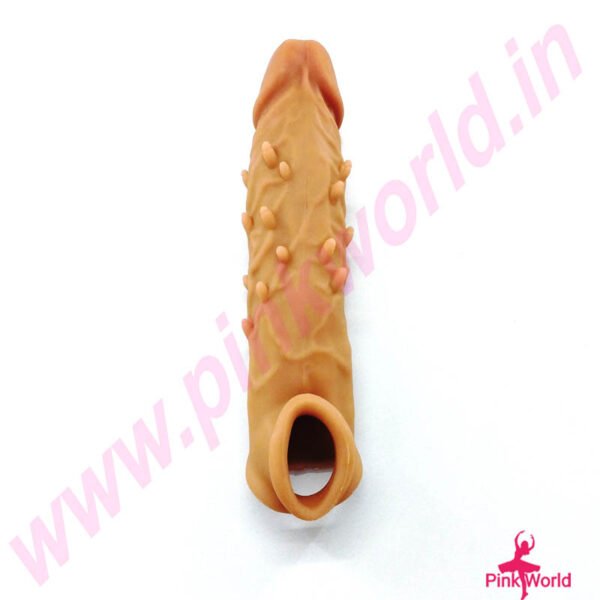 Top Notch Reinforcing Big Dotted Penis Sleeve – 5.5 Inch. - Image 5