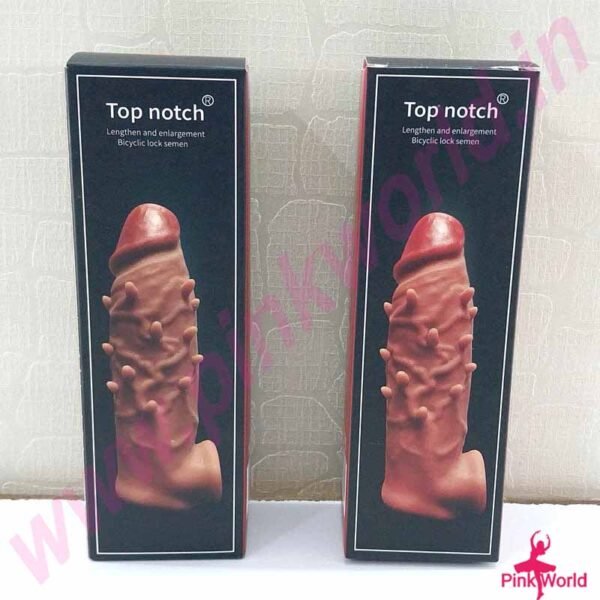 Top Notch Reinforcing Big Dotted Penis Sleeve – 5.5 Inch. - Image 8