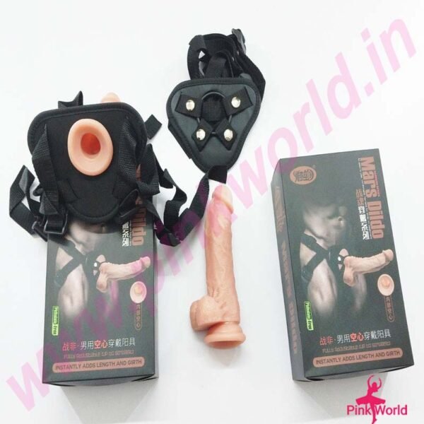 Mars Wearable Hollow Penis With Belt For Men. - Image 2