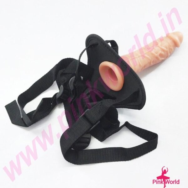 Mars Wearable Hollow Penis With Belt For Men. - Image 3