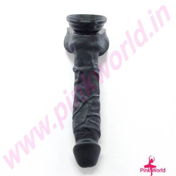 Strong Suction Cup 8 Inch Dildo For Ultimate Orgasm – Black. - Image 3