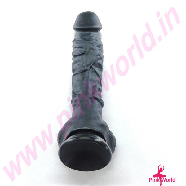 Strong Suction Cup 8 Inch Dildo For Ultimate Orgasm – Black. - Image 5