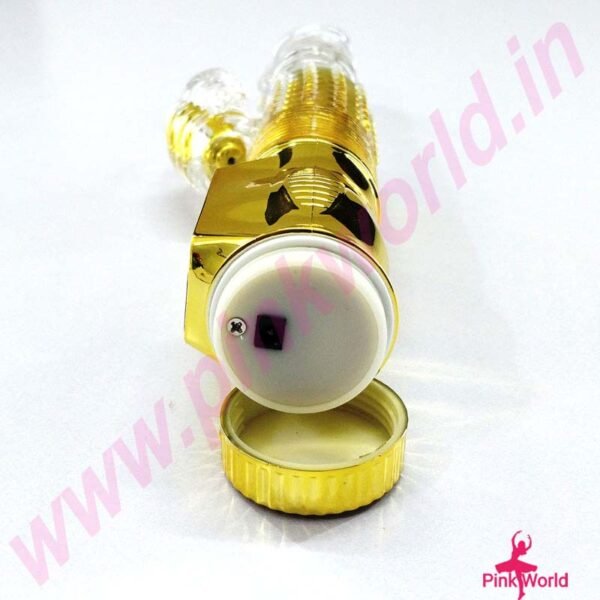 Daffy Deep Stroker Multi Speed Vibrator – Golden. - Image 7