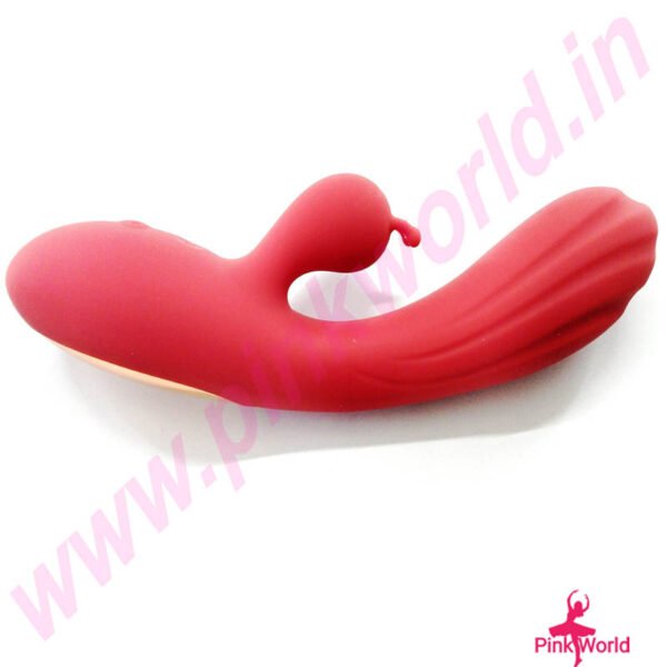 Born To Feeling Premium Rabbit Vibrator – Maroon. - Image 6
