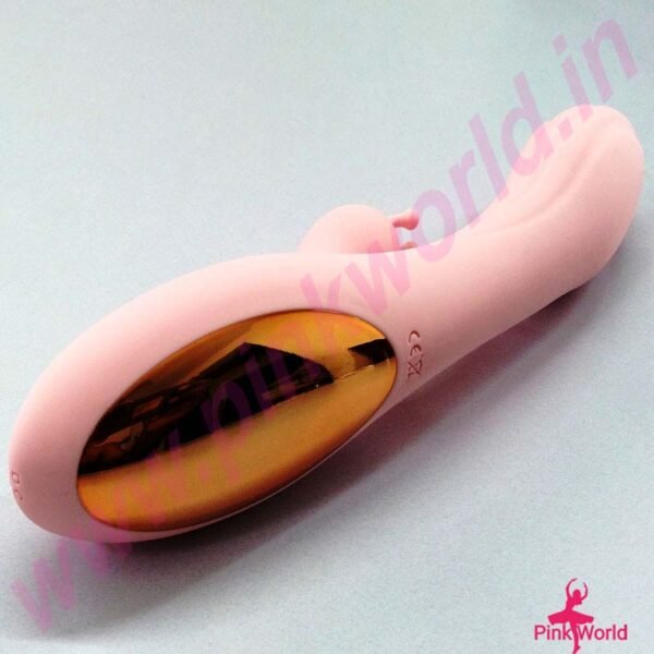 Born To Feeling Premium Rabbit Vibrator – Pink. - Image 3