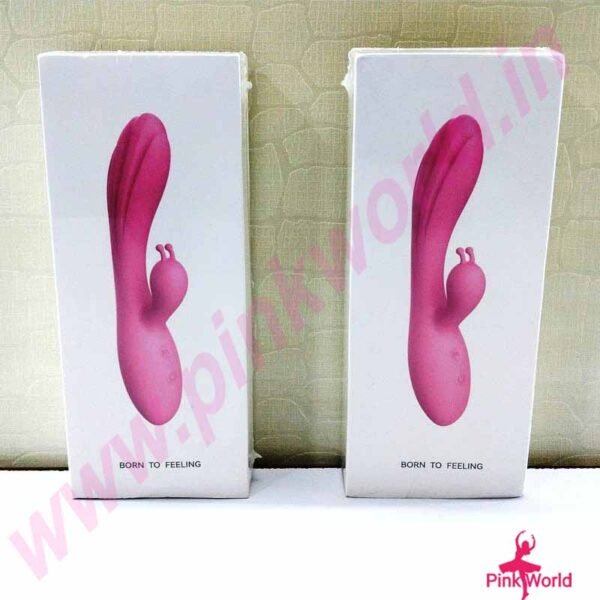 Born To Feeling Premium Rabbit Vibrator – Pink. - Image 9